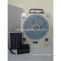 12'' ac/dc rechargeable fan with light DC motor fan AC household fan